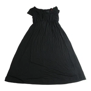 Isabel Maternity Womens Size XS Short Sleeve Maternity Dress Black - Picture 1 of 8