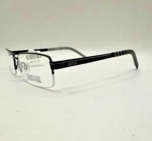 Monturas de gafas de media montura Kenneth Cole Reaction KC742 002 negro gris 53-17-140 - Imagen 1 de 12