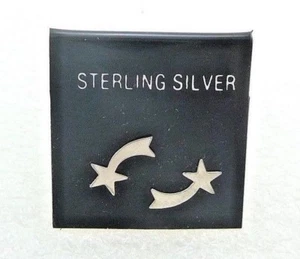 Shooting Stars Sterling Silver Earrings for Pierced-ear by SmithSilver - Picture 1 of 2