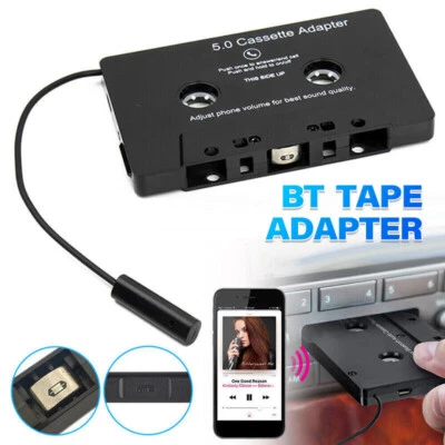 Adattatore per cassette BT 5.0 auto senza fili cassette adattatore cassette radio MP3 - Immagine 1 di 4