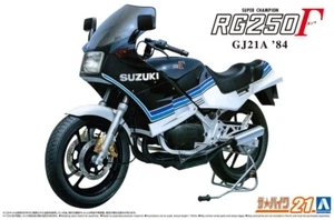 Aoshima 1/12 Scale Model Bike Kit Suzuki RG250 Gamma Γ GJ21A 1984 - Picture 1 of 3