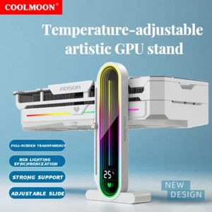 AOSOR GH3 Pro RGB GPU Holder 3-Pin ARGB VGA Vertical Stand /Temperature Display - Bild 1 von 20