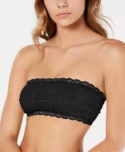 Jenni Women's Lace Removable-Strap Bandeau Bra, Black, Size XL - Picture 1 of 1