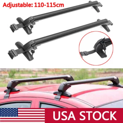 43.3" Car Top Roof Rack Cross Bar Luggage Cargo Carrier + Lock For Mazda 3 - Изображение 1 из 4