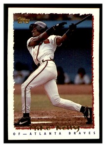 1995 Topps #61 MIKE KELLY Atlanta Braves ~G4C