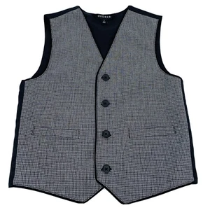 Boy's Black/Gray Vest Size 7 by George - Picture 1 of 3