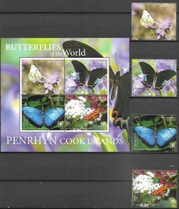 PENRHYN (COOK ISLANDS) - 2020 MNH "BUTTERFLIES" ¡Juego de sábanas y recuerdos (1)!! - Imagen 1 de 1