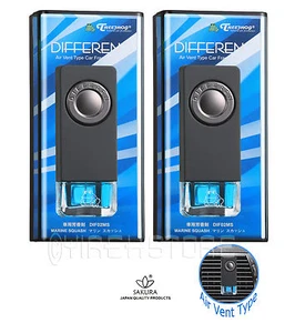 2 PACK LUXURY JDM VENT CLIPS TREEFROG DIFFEREN AIR FRESHENER MARINE SQUASH SCENT - Picture 1 of 7