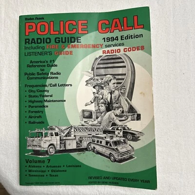 Radio Shack Police Call Radio Reference Guide Book 1994 Edition Volume 1 - Image 1 of 4