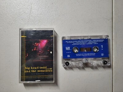 Big Head Todd And The Monsters Live Monsters Cassette CIB VG Free Shipping - Imagem 1 de 3