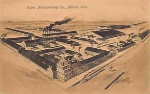 Huber Manufacturing Co Factory Marion Ohio 1910c Postkarte - Bild 1 von 2