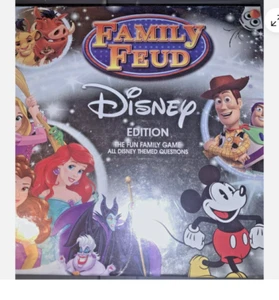 FAMILY FEUD Disney Edition Board Game ~ Family Game Played Once - Picture 1 of 1