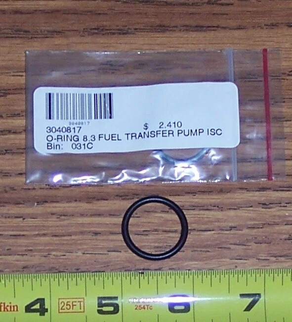 (lot of 2) Cummins P/N 3040817 Sealing Ring O ring ~ FOR FUEL TRANSFER PUMP - Image 1 of 1