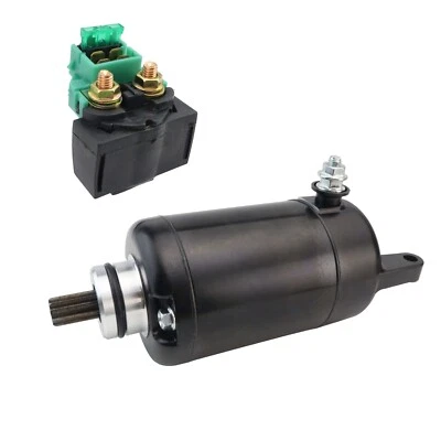 Starter Motor with Relay for Kawasaki Eliminator 250 EL250 1988-1994 21163-1100 - Image 1 of 4