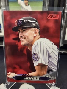 Nolan Jones 2024 Topps Stadium Club #179 🔥 Red Parallel 🔥 Colorado Rockies - Picture 1 of 1