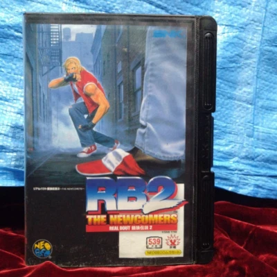 SNK Neo Geo ROM Aes Real Bout Garou Densetsu 2 THE NEWCOMERS 1998 Fighting Game - Image 1 of 4