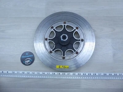 1972 Yamaha XS2 650 XS650 Y761-2) front brake rotor disc with hardware - Image 1 of 4