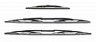 Wiper Blade Set (Rear + Front Right + Front Left) BOSCH for Audi A4