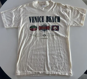 Vintage NOS Venice Beach 90s Single Stitch T Shirt - Picture 1 of 6