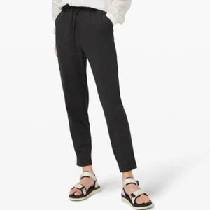 Lululemon Hose Größe 10 Keep Moving hoher Bund 7/8 schwarz Stretch Pull-On W5DCFS - Bild 1 von 12