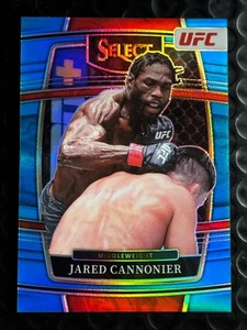 2022 Panini Select UFC Concourse /199 Jared Cannonier #8 Blue Prizm Middleweight - Picture 1 of 2