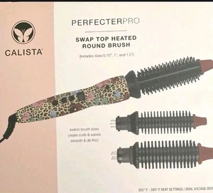 Calista Perfecter Pro Swap Top beheizte Rundbürste Stil 0,75" 1" 1,5" Seide Blumen - Bild 1 von 2