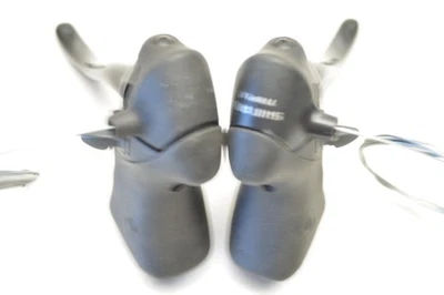 SHIMANO BICYCLE 8 X 3 SPEED SHIFTER BRAKE LEVERS 23.8-24.2 MM CLAMP ST-2200 2203 - Image 1 of 4
