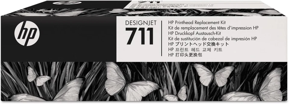 HP C1Q10A 711 Designjet Printhead Replacement - Black/Cyan/Magenta/Yellow