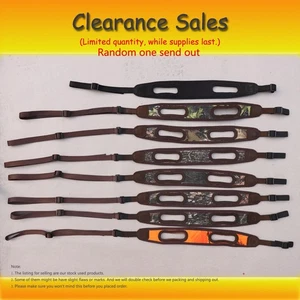 Camo Hunting Rifle Sling Padded Non-slip 2 Rest Hole Adjustable-Clearance Sale - Picture 1 of 10