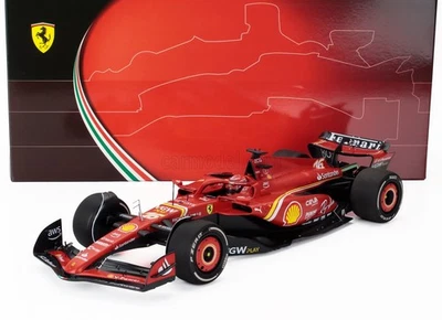 MODELLINO AUTO STATICO BBR FERRARI F1 SF24 LECLERC AUSTRALIA GP 2024 SCALA 1/18 - Immagine 1 di 4