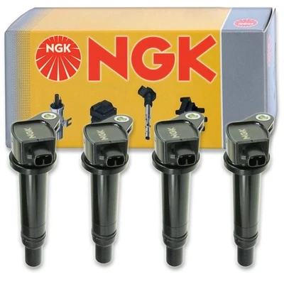 Bobina de encendido NGK de 4 piezas para Kia Rio5 2006-2011 1,6 L L4 - afinación de bujía vh Foto 1 de 4