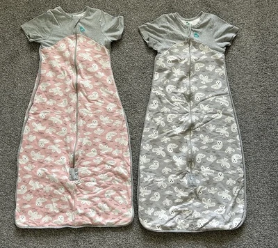 Love To Dream Sleep Sack/ Bag (Lot of 2) 1.0 TOG Gray, Pink 18-36 Months Sz 1-3  - Image 1 of 3