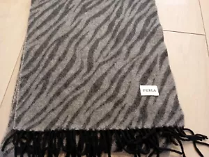Furla Scarf Muffler Glay Zebra Woman - Picture 1 of 15