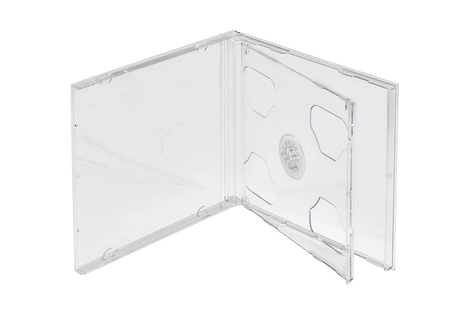 10 Standard Clear Double CD JEWEL Case Electronics