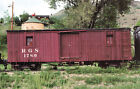 Postcard Train Rio Grande Southern Tool Car No 1789 Narrow Gauge Line Wood Slat