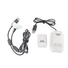 Xbox 360 Controller Rechargeable Battery Pack 4800mAh USB Charging Plug n Play