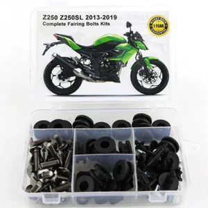 Complete Fairing Bolts Bodywork Kit Fit For Kawasaki Z250 Z250SL 2013-2019 - Picture 1 of 10