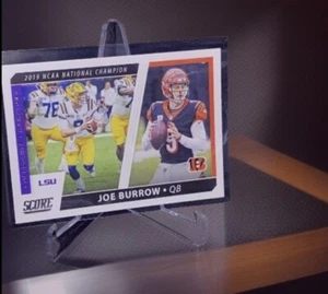 Mint Joe Burrow 2021 Panini Score RC Collegiate Rookie Card #CC1 Bengals LSU - Picture 1 of 3