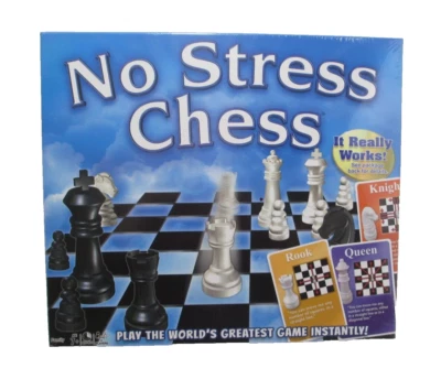 No Stress Chess Board Game Play Instantly Brand New SEALED BOX 2004 - Image 1 of 4