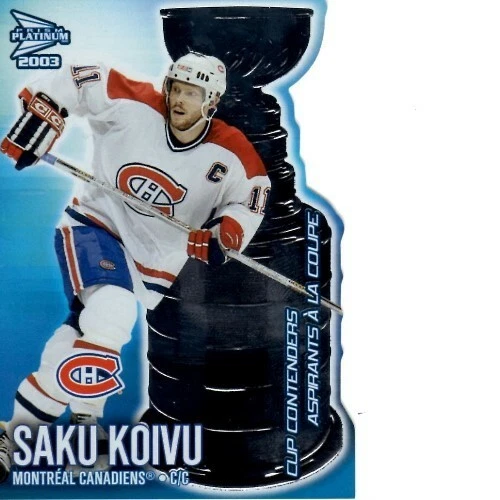2002-03 McDonald Prism Hockey Cup Contenders #4 Saku Koivu - Image 1 of 1