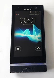 Sony Ericsson Xperia U ST25I, Black 4GB, Android Touchscreen Smartphone - Afbeelding 1 van 4
