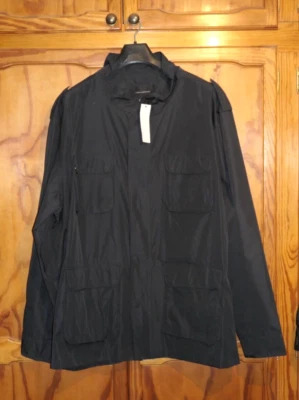 Mens French Connection navy blue polyester 4 pocket jacket 3xl BNWT - Image 1 of 4