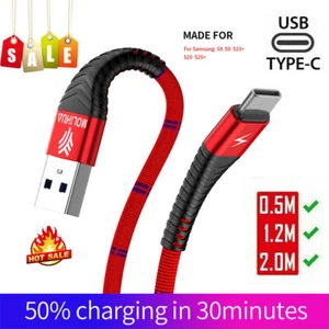Type-C USB Charging Charger Cable For Samsung Galaxy S20 FE A13 A22 A32 A52 A72 - Picture 1 of 12