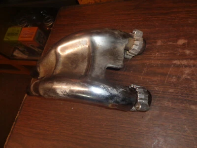 1987 honda vf700 super magna rear exhaust pipes heat shield, 4/20d  - Image 1 of 4