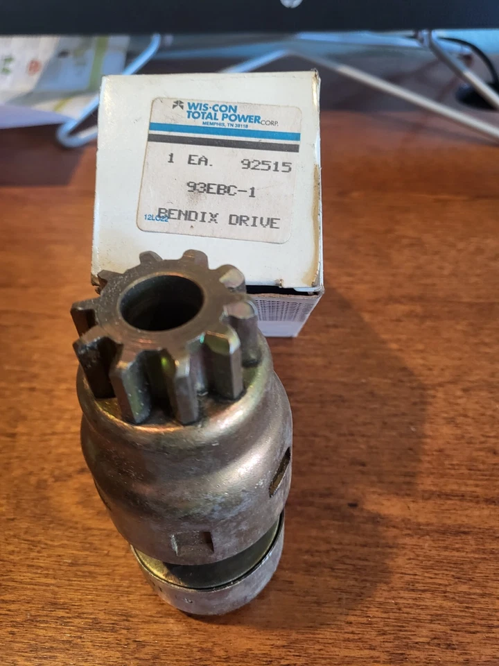 Wisconsin 93EBC-1 Bendix Starter Drive   OEM NOS - Image 1 of 1