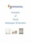 Samples of Floral Wallpaper or Border in Wet Paint Company Store Page 1