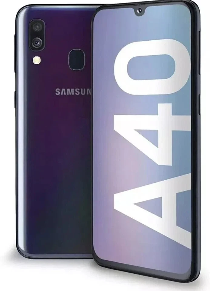 Samsung Galaxy A40 SM-A405F 64GB Dual Sim Black Unlocked Very Good - Image 1 of 1