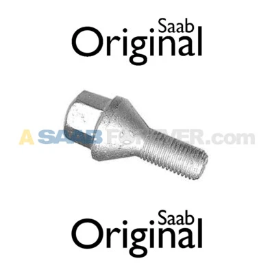 SAAB WHEEL RIM BOLT NG900 94-98 9-3 99-11 9-5 99-09 4908067 NEW GENUINE OEM 20x - Image 1 of 3