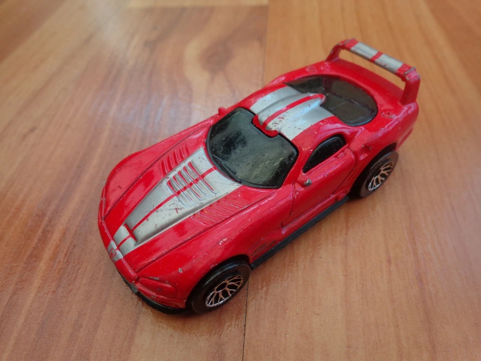 Vintage Matchbox #56 Dodge Viper Gtsr Concept Rosso Auto Modellino - Immagine 1 di 1