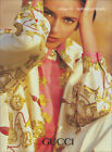 Vintage Gucci 1-Page Magazine Print Ad 1991 Heather Stewart-Whyte